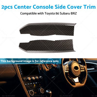 Center Console Carbon Fiber Cover Trim Suitable For Subaru BRZ Toyota 86 13-20