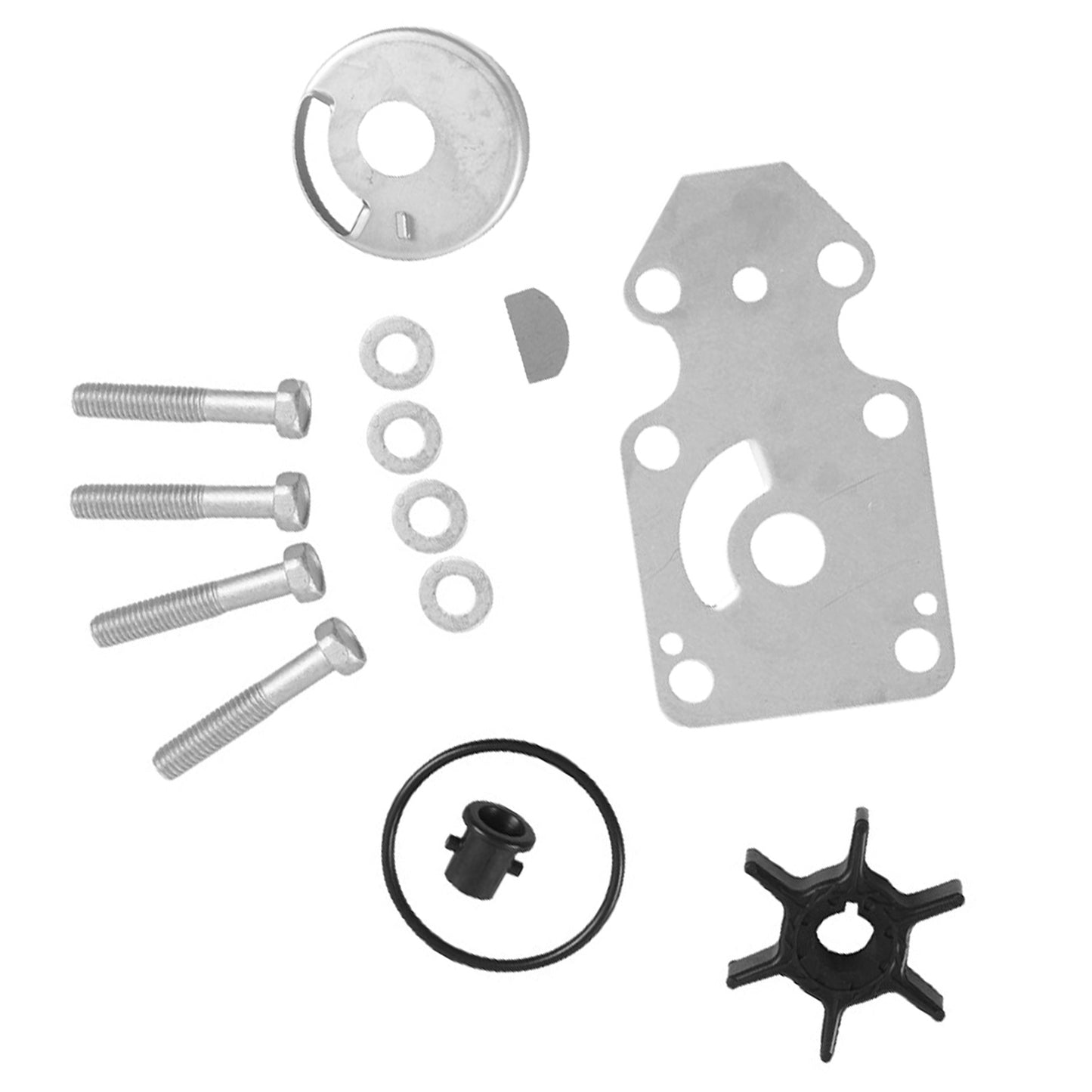 Water Pump Impeller Kit Suitable For Yamaha 9.9 15 HP 2 Strokeb 63V-W0078-01