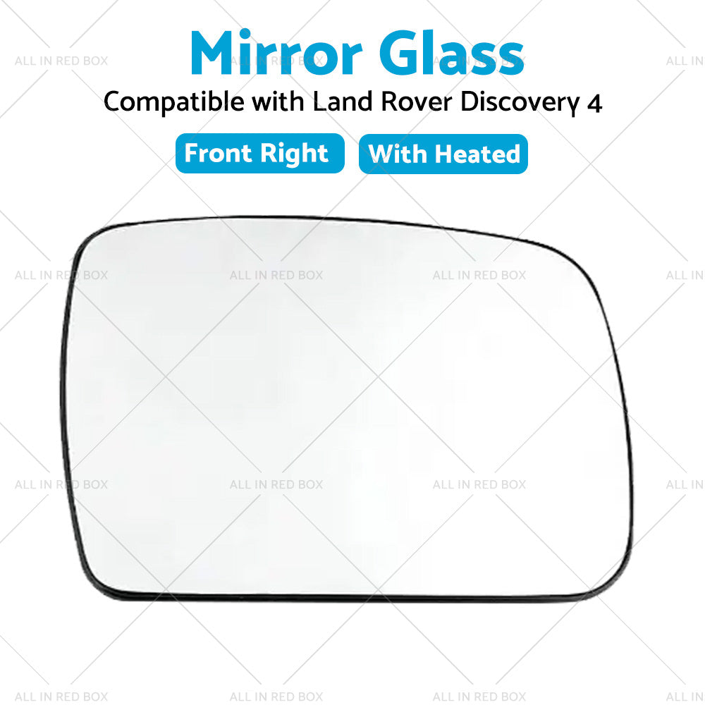 Right Side Mirror Glass Suitable for Land Rover Discovery 4 2009 -2013 w  Heated