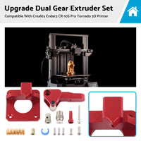 Upgrade Dual Gear Extruder Set Suitable For Creality Ender3 CR-10S 3D Printer