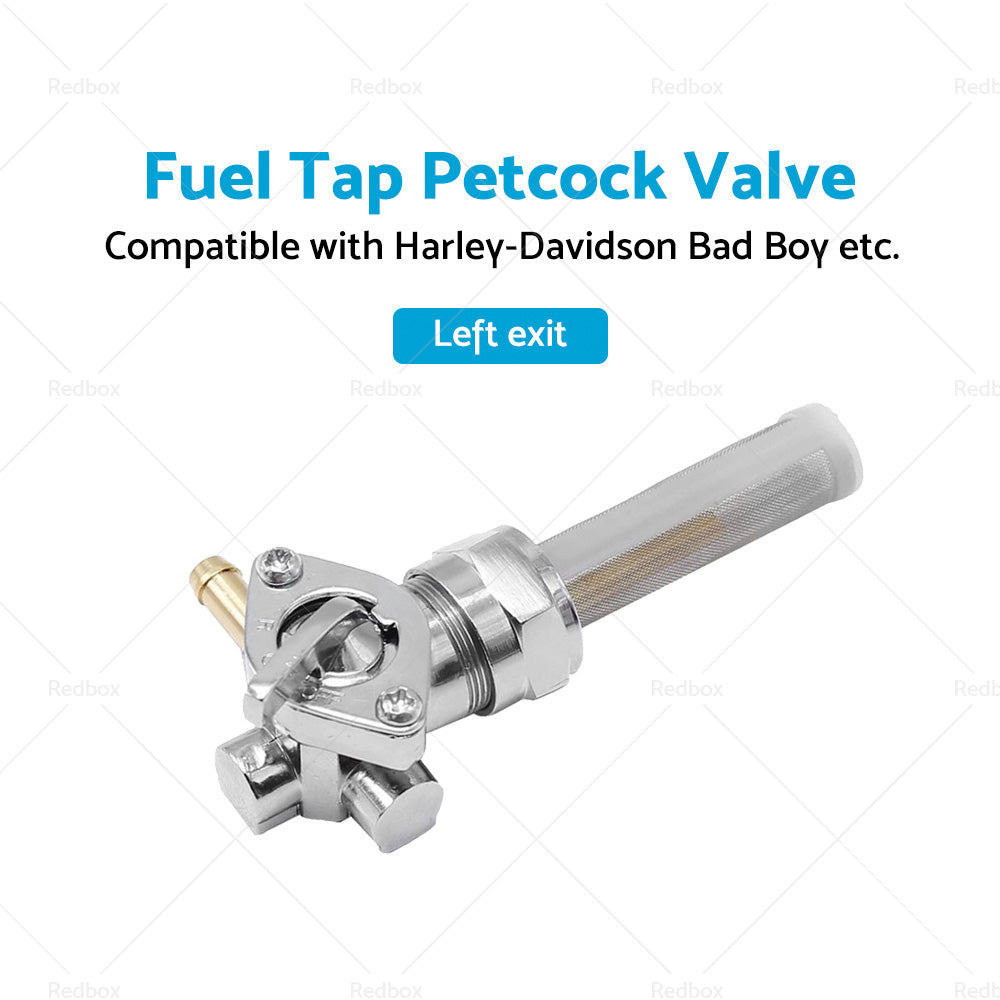 22mm Fuel Tap Petcock Valve Left Outlet Suitable For Bad Boy Blackline