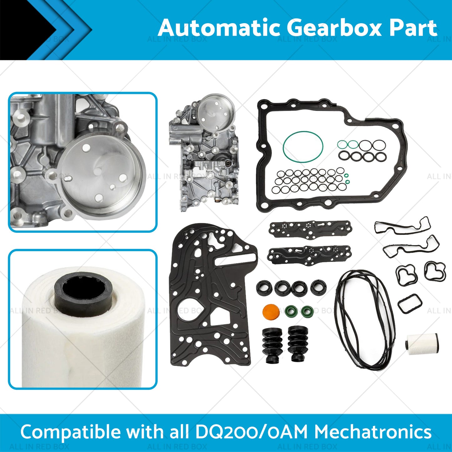 0AM DQ200 DSG Mechatronic Overhaul Valve Body Repair Kit For Audi VW Seat Skoda