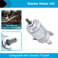 Starter Motor 12V Suitable for Yamaha YS250 TT250R YBR250 93-06