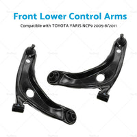 Pair Front Lower Left Right Control Arms Suitable For TOYOTA YARIS NCP9 05-2011