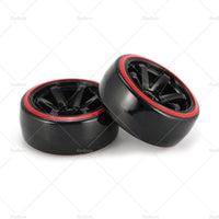 Suitable for Drifting 1 10 RC Drift Cars 4PCS Hard Plastic Rim Tyre Tire Wheel