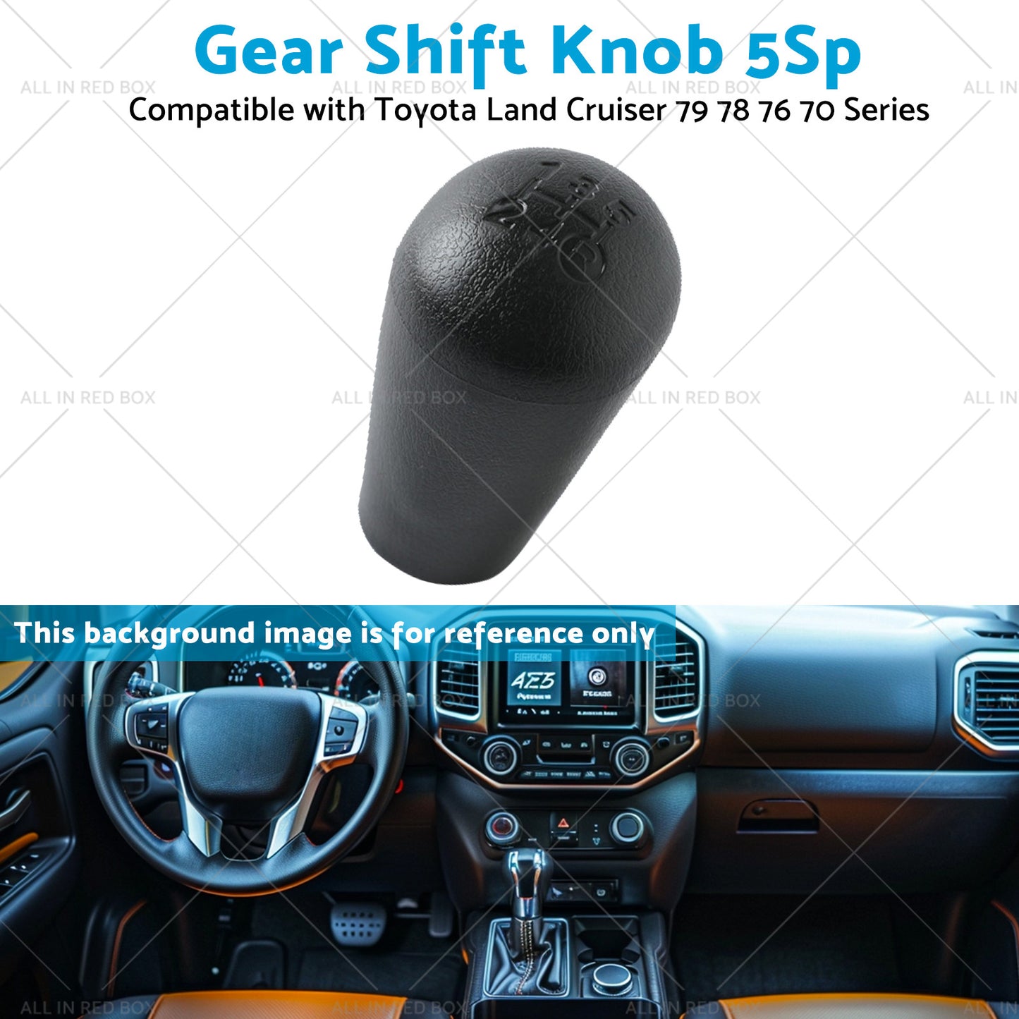 Gear Shift Knob 5Sp Suitable for Toyota Land Cruiser 70 79 78 76 Series VDJ HZJ