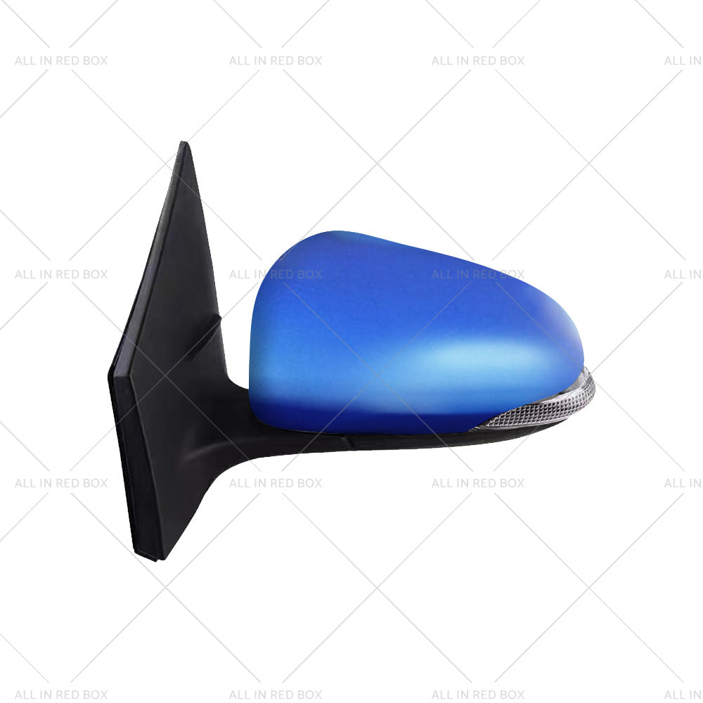 Door Mirror Suitable for Toyota Corolla ZRE182 2012-2018 Hatch Left Blue Heated