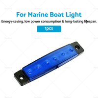 1x For 12V Marine Boat LED Deck Courtesy Lights Waterproof Stern Transom Light