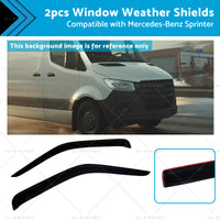 2pcs Weather shields Weathershields Suitable for Mercedes Benz Sprinter 2006-on