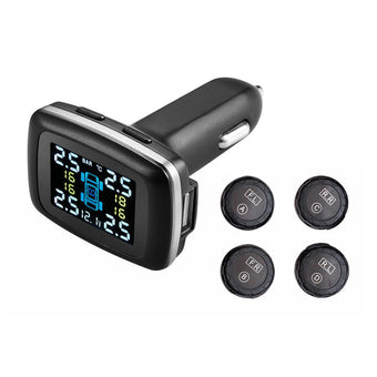 compare product Wireless Tire Pressure Monitoring System TPMS with 4 External Sensors TP620W