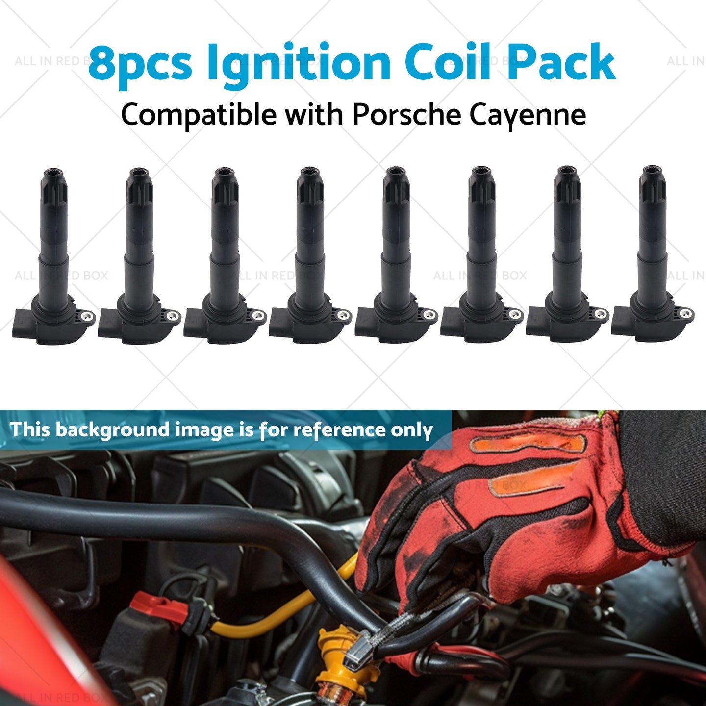 {{ 8x  Ignition Coil Pack Suitable for Porsche Cayenne 9PA 03-06 4. 5L M 48. 00 48. 50 }} - Buy Car Parts Online at {{ Kaka Auto Parts }}.
