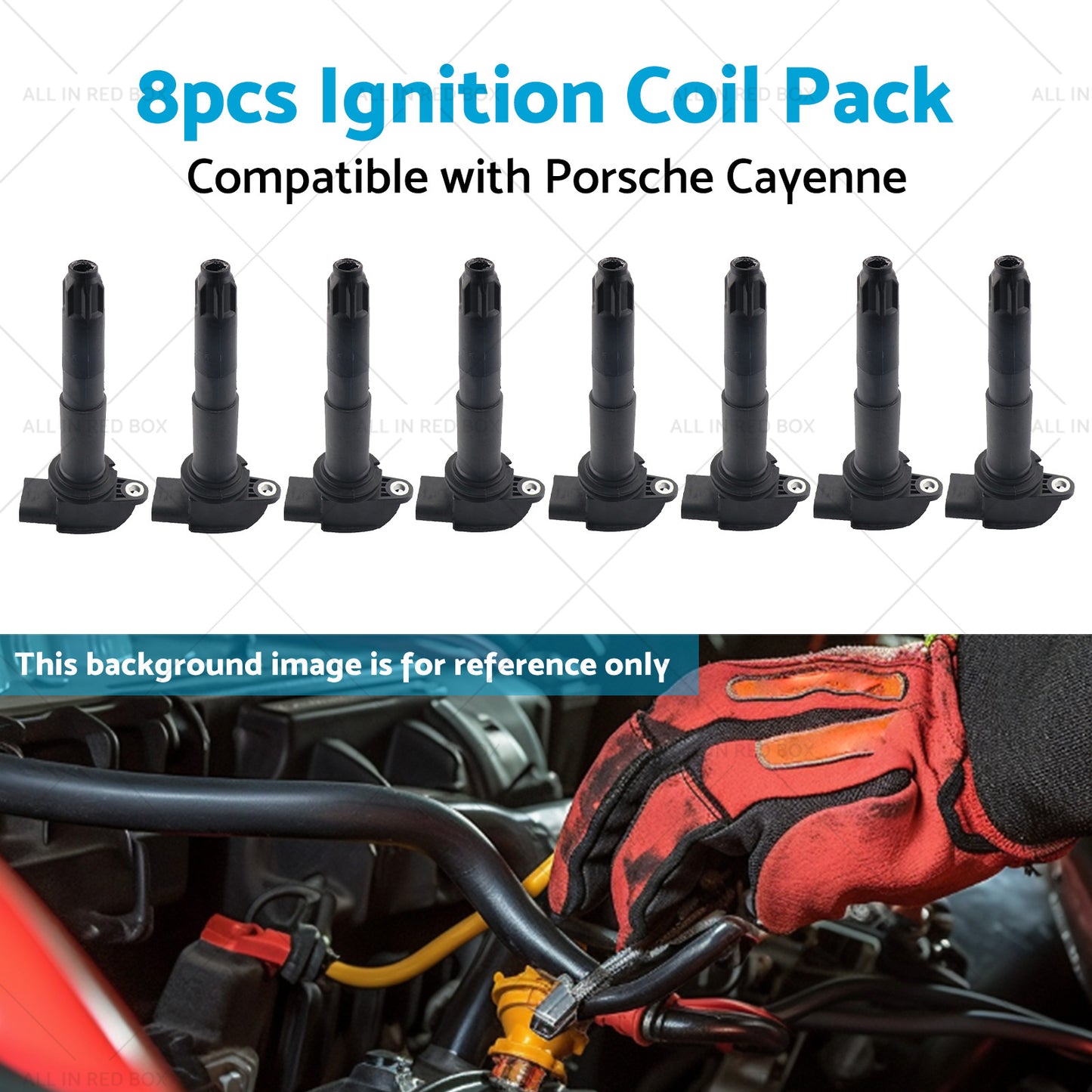 {{ 8x  Ignition Coil Pack Suitable for Porsche Cayenne 9PA 03-06 4. 5L M 48. 00 48. 50 }} - Buy Car Parts Online at {{ Kaka Auto Parts }}.