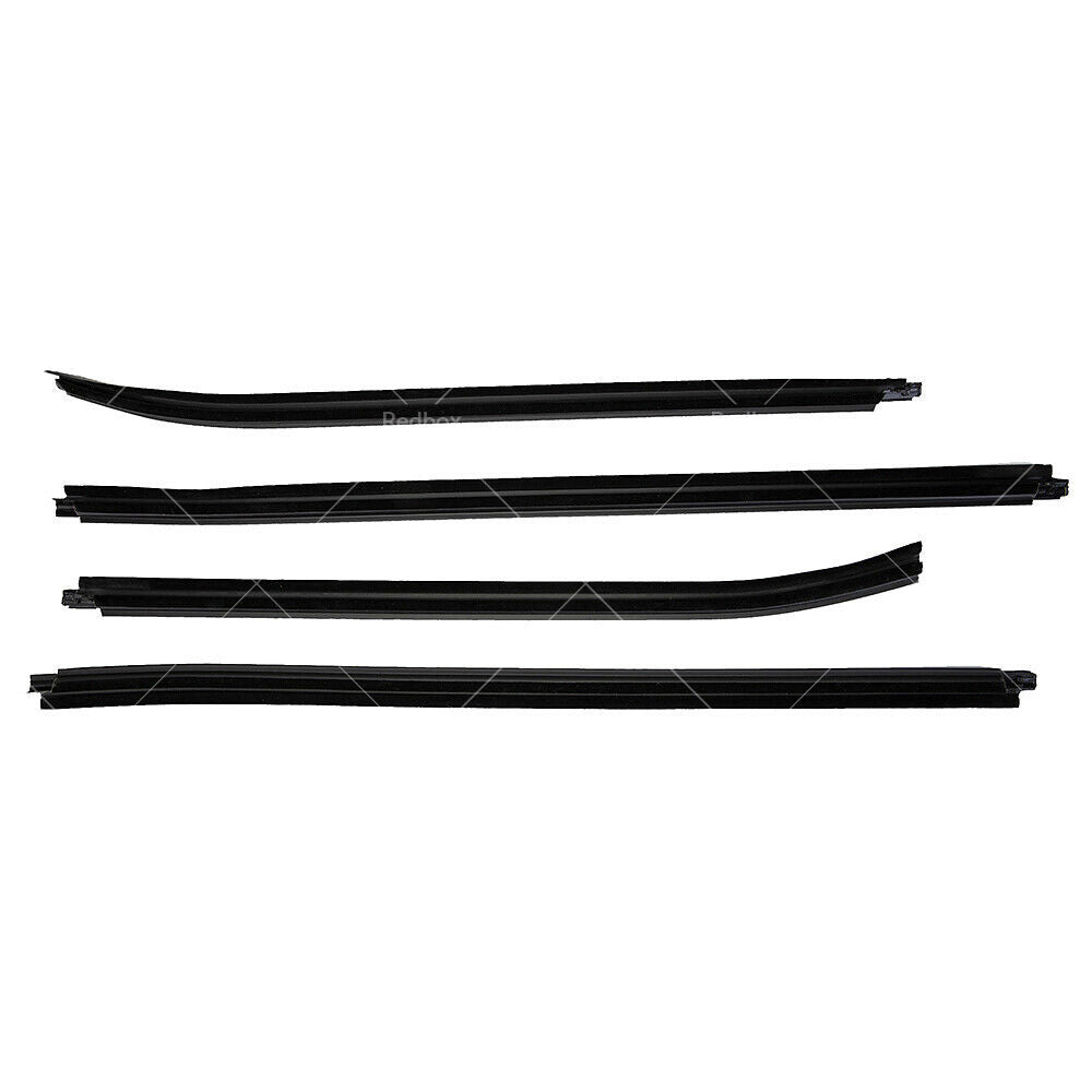 4x Window Moulding Trim Weather Strip Suitable For HILUX SR5 Double Cab 05-15