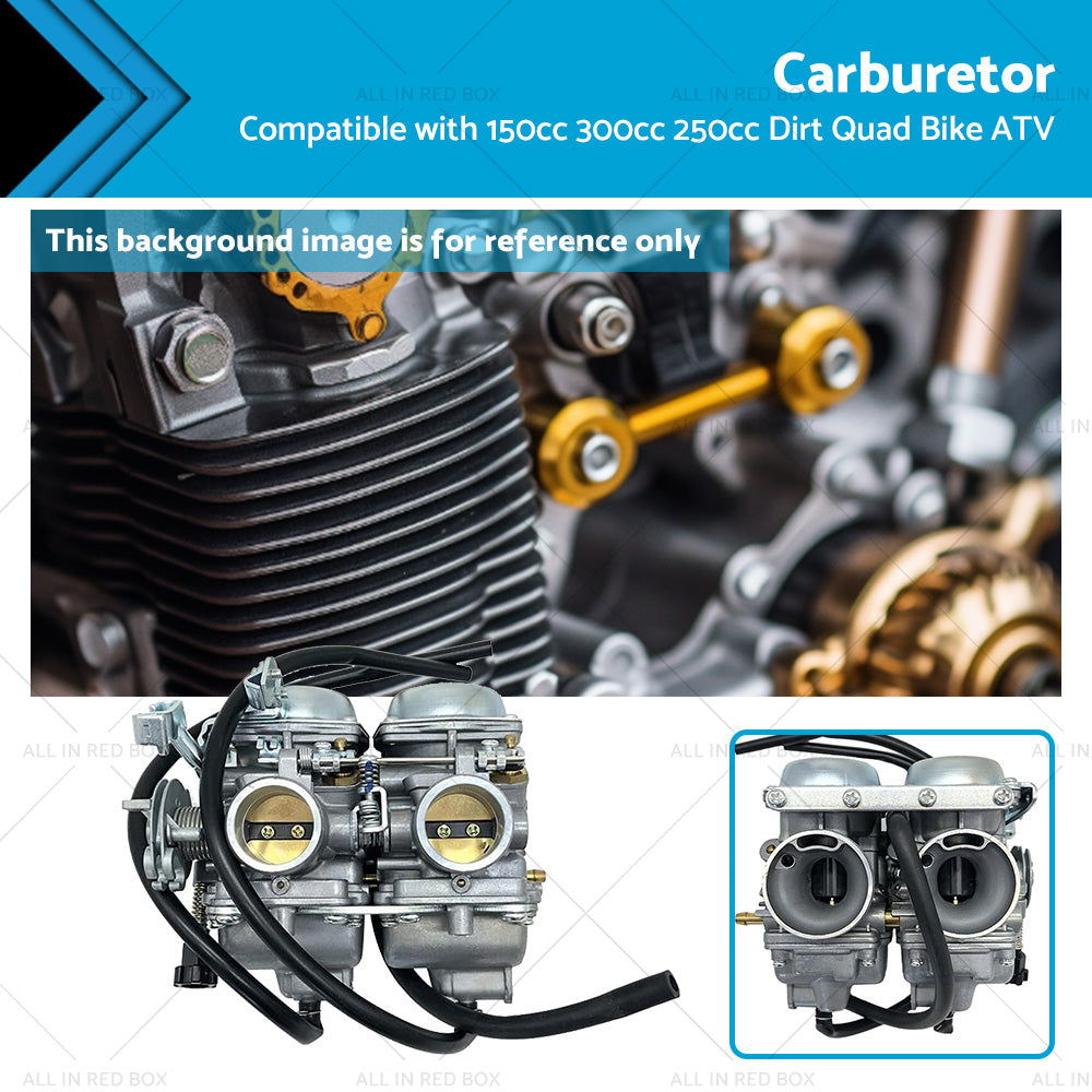 Carby Carburetor Double Twin 150cc 300cc 250cc Dirt Quad Bike ATV Thumpstar PRO