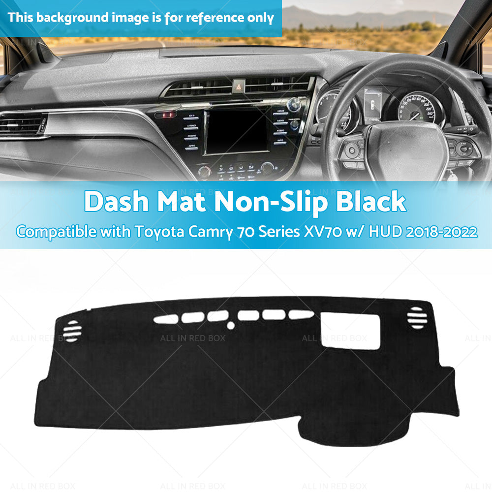 Dash Mat Suitbale For Toyota Camry 70 Series XV70 w HUD 18-22 Dashboard Cover