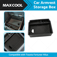 Car Armrest Storage Center Console Tray Box Suitable For Toyota Fortuner Hilux