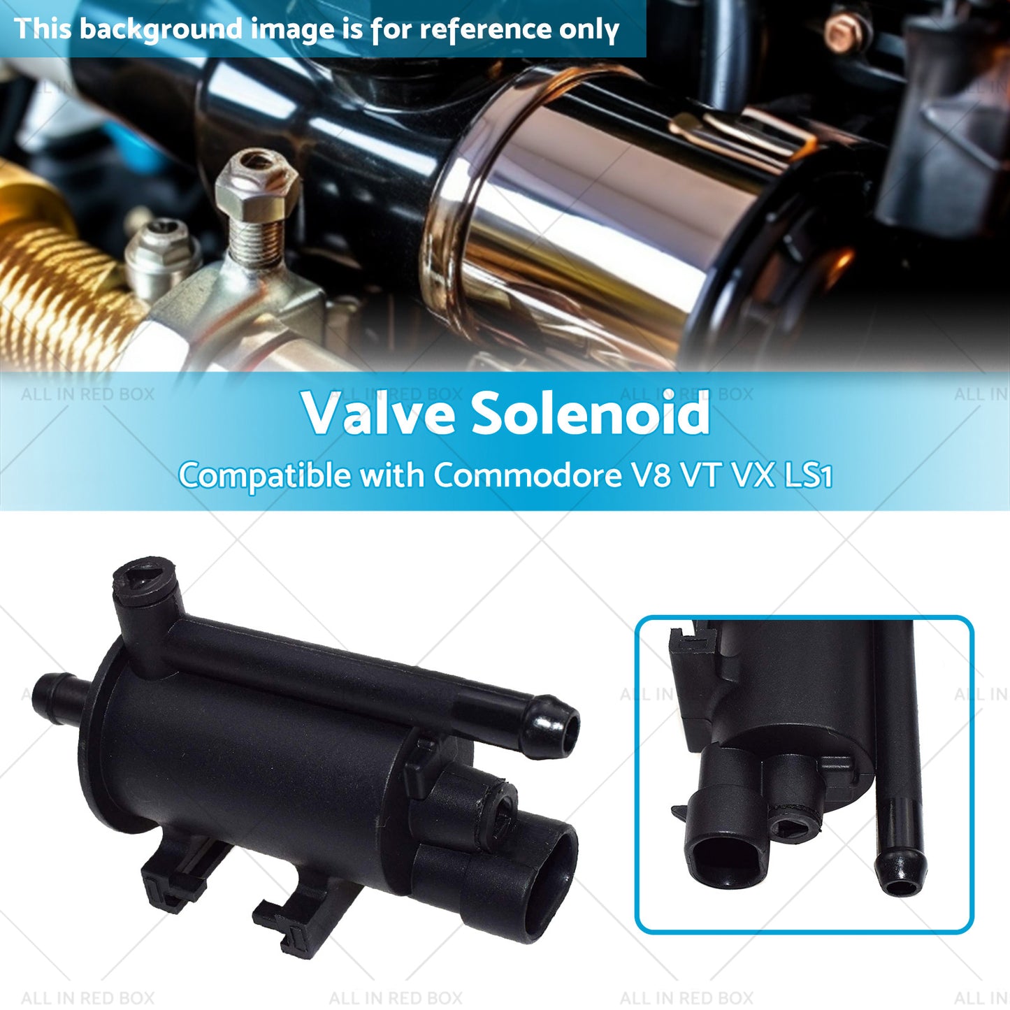 1x Valve Solenoid Suitable for Commodore VT VX VY VZ LS1 5. 7L Gen 3 V8 1997278