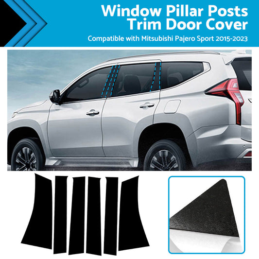 Suitable For Mitsubishi Pajero Sport 15-23 Window Pillar Posts Trim Door Cover