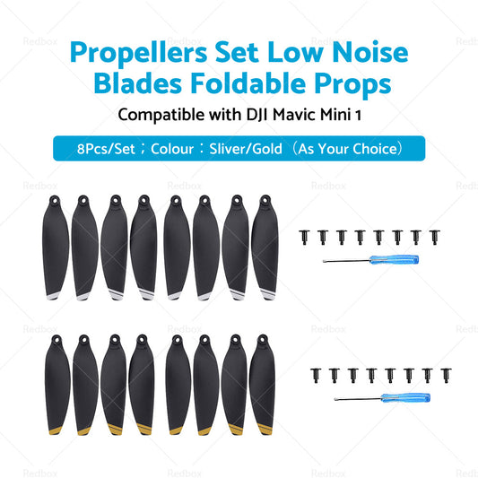 8x Propellers Set Low Noise Blades Foldable Props Suitable For DJI Mavic Mini 1