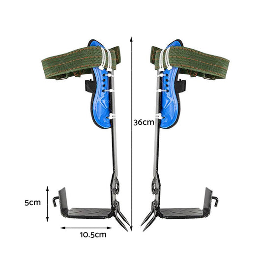 2 Gears Adjustable Safety Tree Climbing Spike Set Survival Hunting Climbing Tool