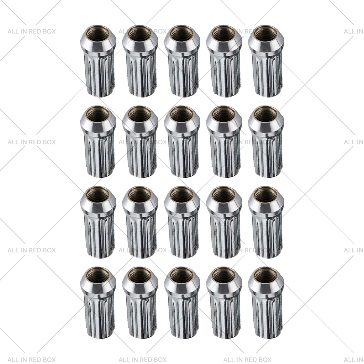 20x 14x1. 5 Extreme Chrome Spline Wheel Nuts Suitable for VE Holden Landcruiser