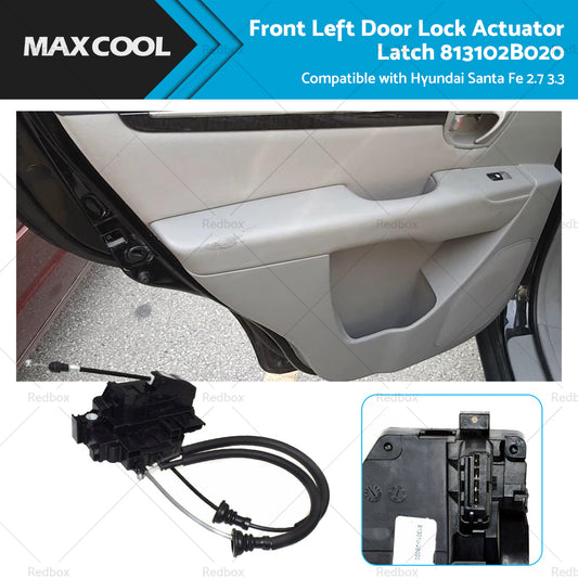 Front Left Door Lock Actuator Latch Fits For Hyundai Santa Fe 2.7 3.3 05-12