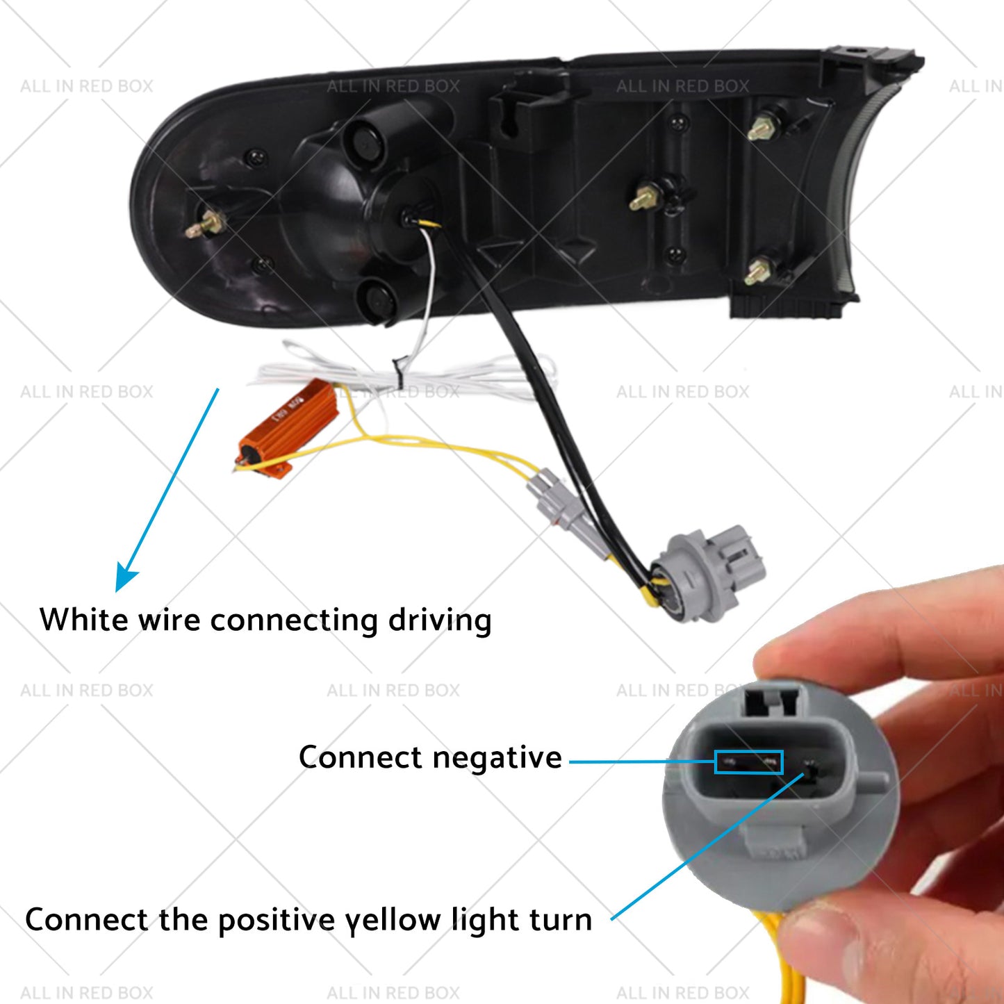 LED Fog Lights Daytime Running Light Suitable for DRL Toyota FJ Cruiser 07-21