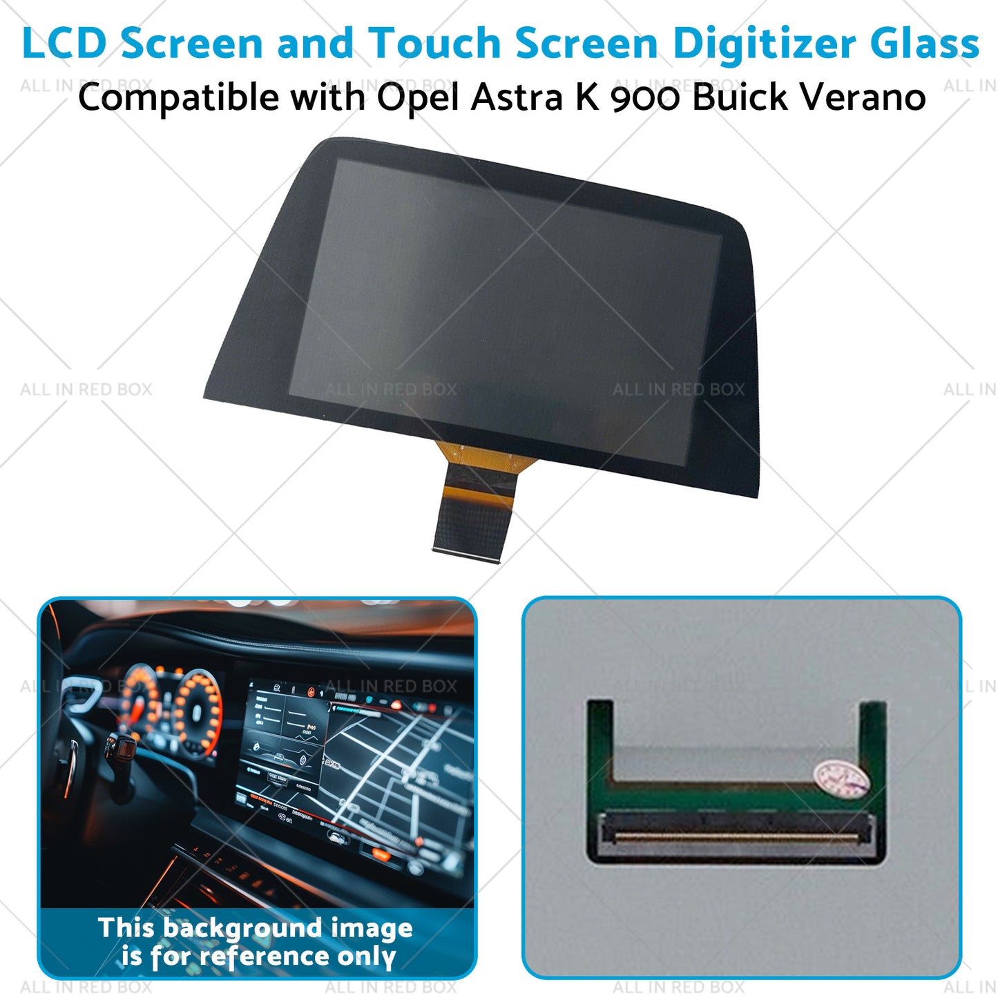 LCD Screen and Touch Screen Digitizer Glass Suitable for Opel Astra K 900 15-19