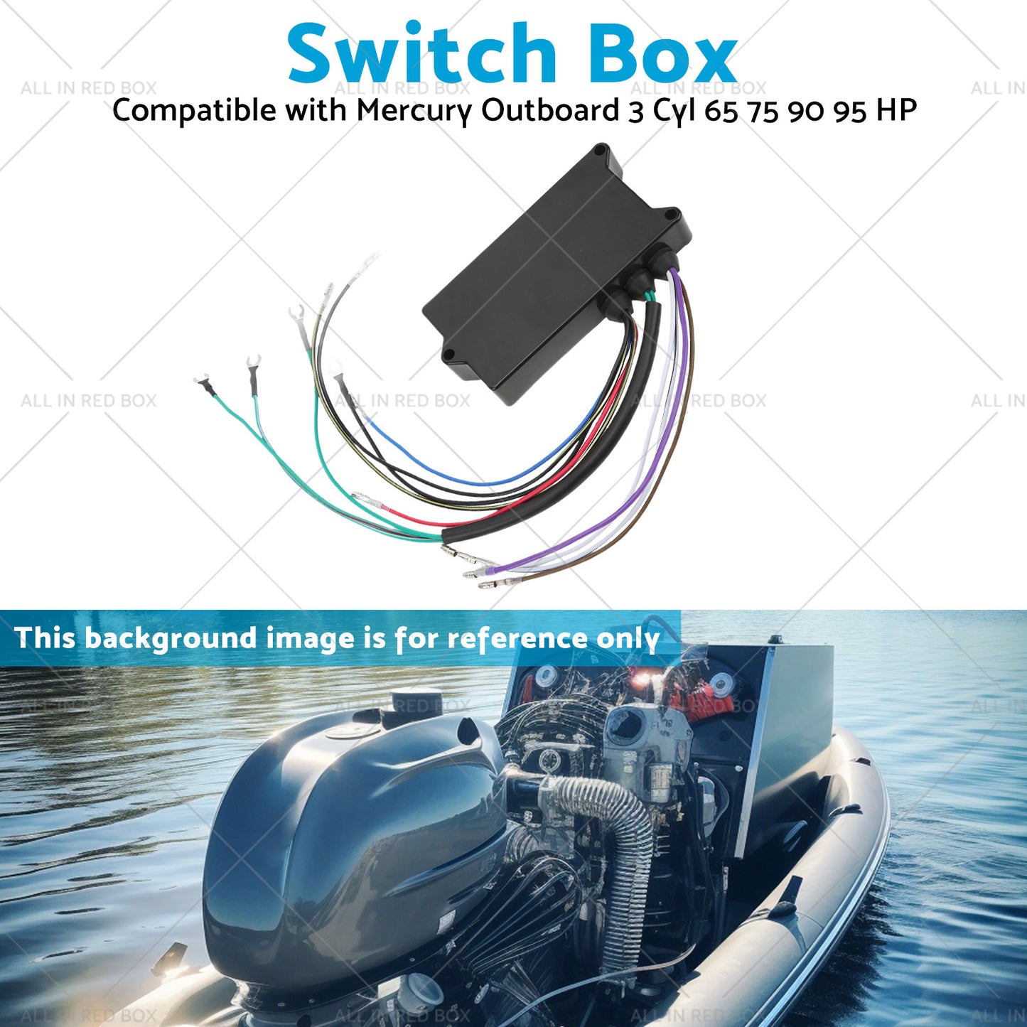 18495A32 Switch Box Suitable for Mercury Outboard 3 Cyl 65 75 90 95 HP 93-97