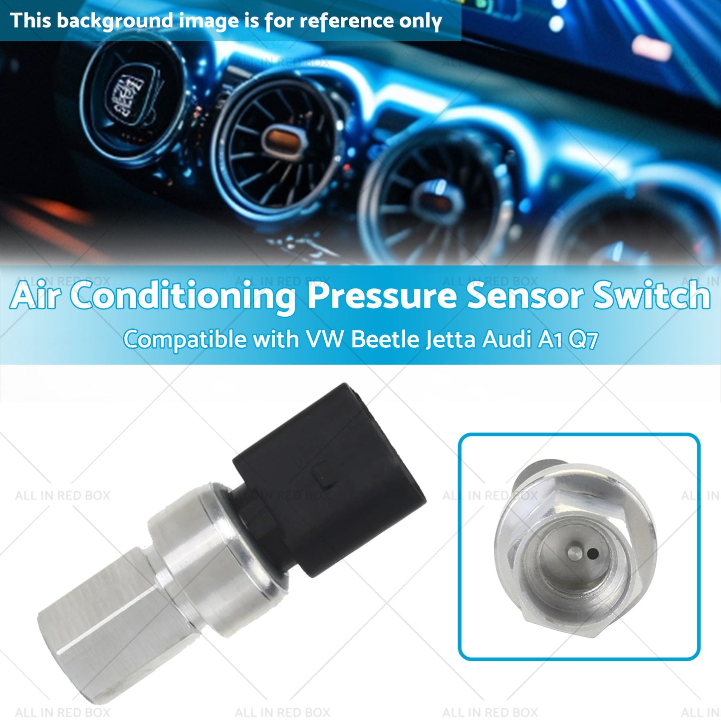 Air Conditioning Pressure Sensor Switch 1K0959126E Suitable For VW Audi A3 S3 Q3