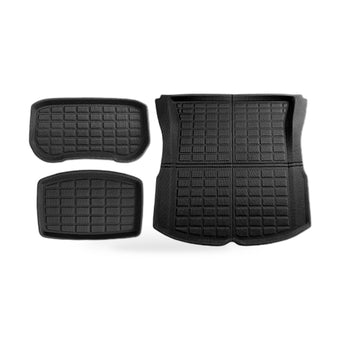 compare product Rear Boot Trunk Frunk Mats Black Suitable For Tesla Model 3 Highland 2024