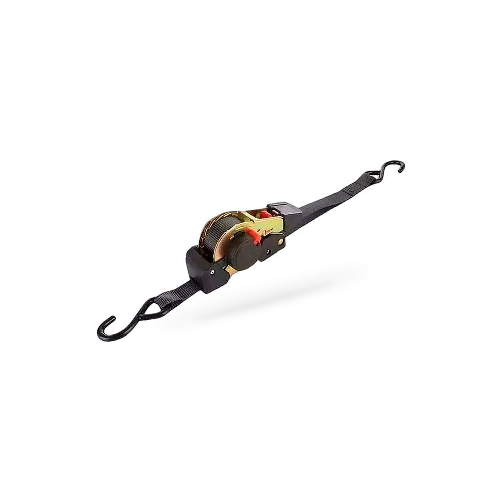 Quick Release Automatic Heavy Duty Retractable Ratchet Tie Down Strap black 50mm*4.5m - BD2