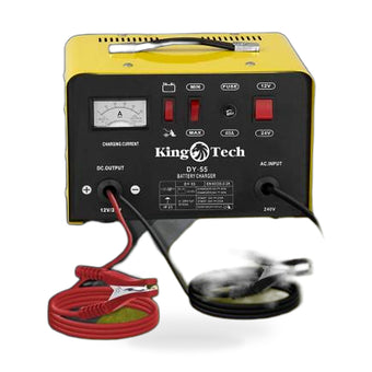 compare product 2in1 Battery Charger Jump Starter Dual Mode 12V/24V with Clamps