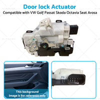 Door Lock Actuator Front Left Passenger Side For VW GOLF Beetle Skoda 3B1837015A