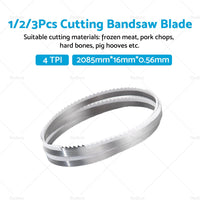 Butcher Meat Cutting Bnad Saw Bandsaw Blade 2085mm*16mm*0. 56mm*4T