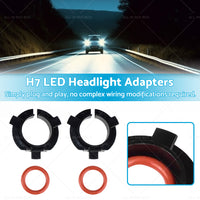 H7 LED Headlight Holder Adapter Clip Suitable For Hyundai Nissan KIA Mitsubishi