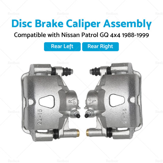 LH + RH Rear Disc Brake Caliper Assembly Suitable For Nissan Patrol GQ 4x4 88-99