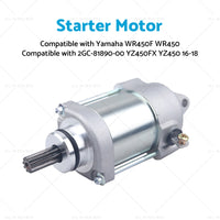 Starter Motor Suitable for Yamaha WR450F 2GC-81890-00 YZ450FX YZ450 16-18 WR450