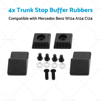 4x Trunk Stop Buffer Rubbers Suitablefor Mercedes Benz W124 A124 C124 1247580044