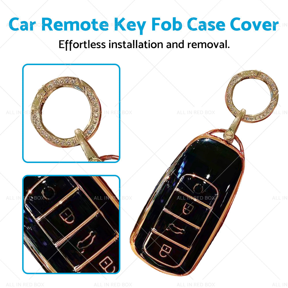 Suitable For Chery Omoda 5 Car Remote Key Fob Case Cover Black TPU