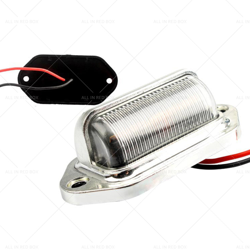 6 LED License Number Plate Light Lamps Suitable for Truck SUV Trailer Lorry