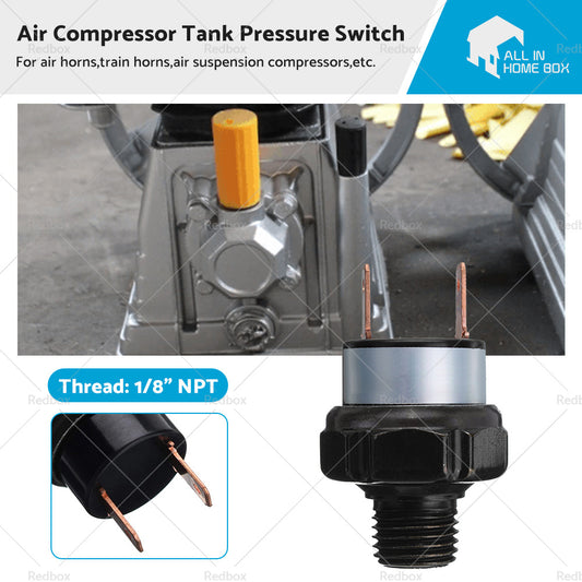 1 8inch NPT end Air Compressor Pressure Tank Control Switch Off 90-120 PSI