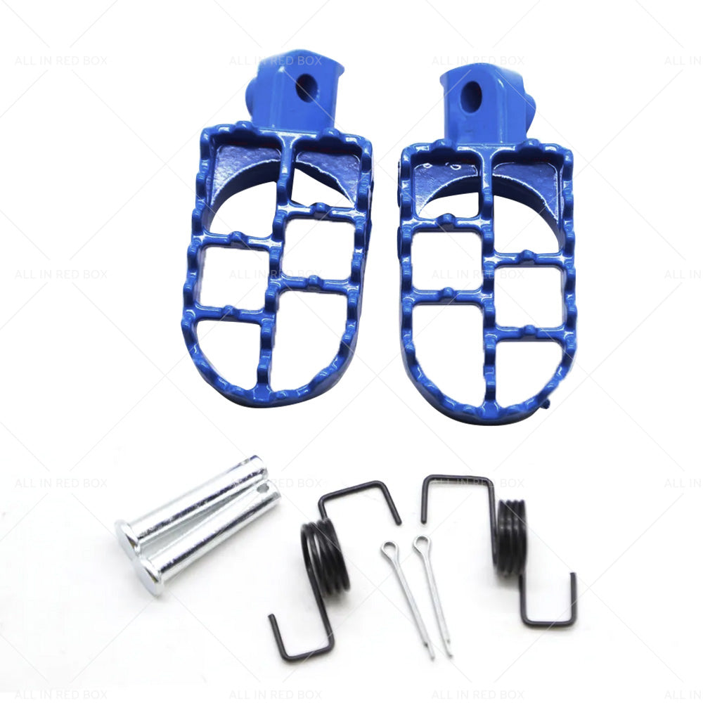 Blue FOOT PEG FOOTREST ASSEMBLY FOOTPEG Suitable For YAMAHA PW50 PY50 PEEWEE