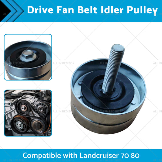 Drive Fan Belt Idler Pulley Suitable for Toyota Landcruiser 70 80 100 1FZ 4.5L