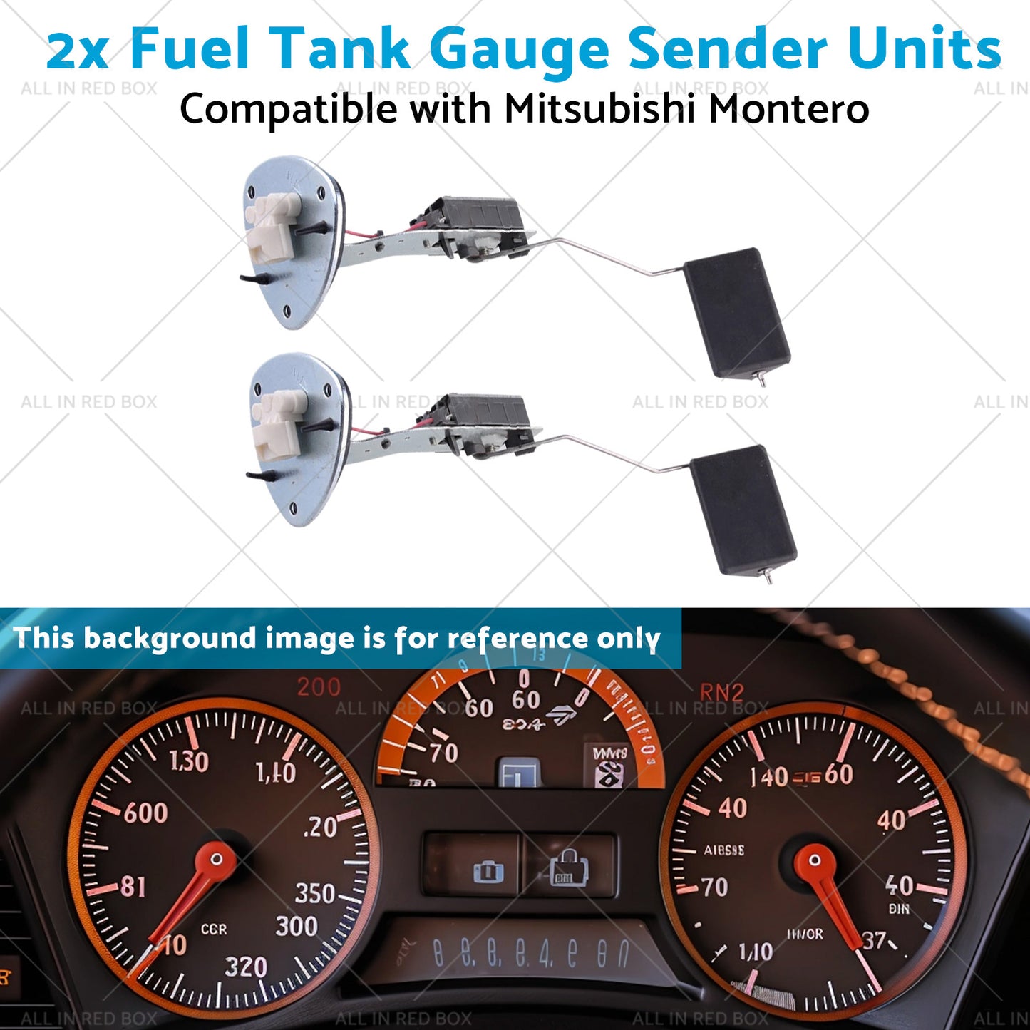 2x Fuel Tank Gauge Sender Units Suitable for Mitsubishi Montero Pajero V75 00-15