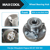 1PC Front Wheel Bearing Hub Fit for Mitsubishi Pajero NS NT NW NX 2006-2018 14mm