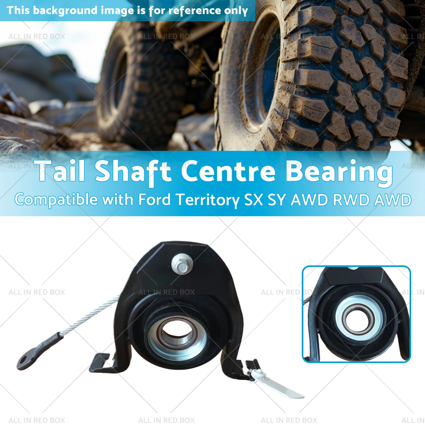 Tail Shaft Centre Bearing Suitable for 04-11 Ford Territory SX SY AWD RWD AWD