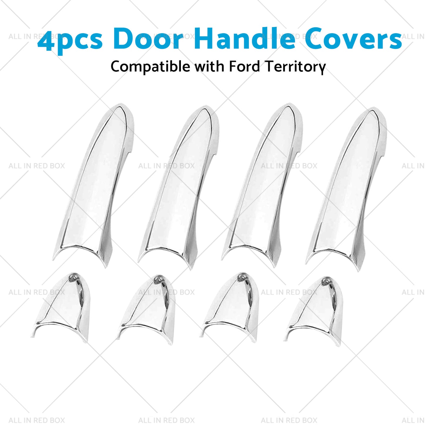 4X Chrome Handle Cover Suitable For Ford Territory 2004-2018 Model