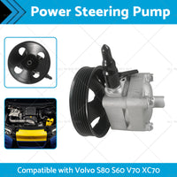 {{ Power Steering Pump Suitable for Volvo XC70 XC90 S80 S60 V70 D5 30741790 }} - Buy Car Parts Online at {{ Kaka Auto Parts }}.