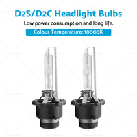 D2S D2C 10000K H or D HID Xenon Headlight Bulbs Suitable For Honda Subaru Mazda